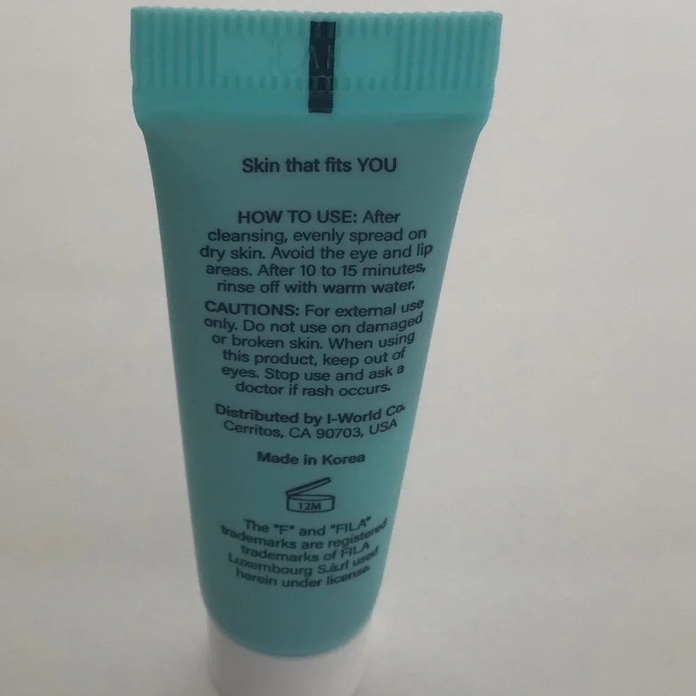 FILA GEL-OUS COOL DOWN FACE MASK NWT DELUXE SAMPLE SIZE